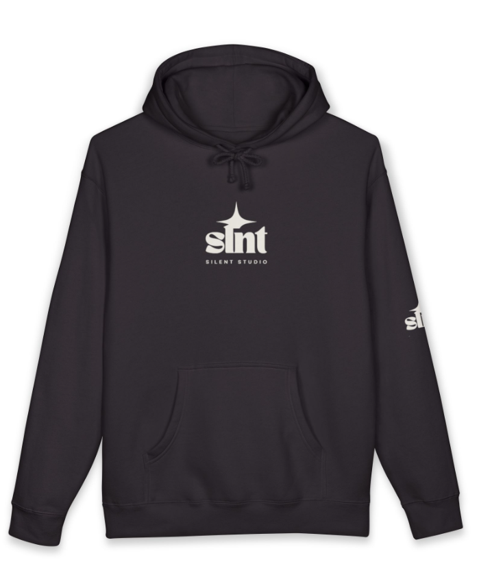 Unisex Heavyweight Hooded Sweatshirt - Charcoal