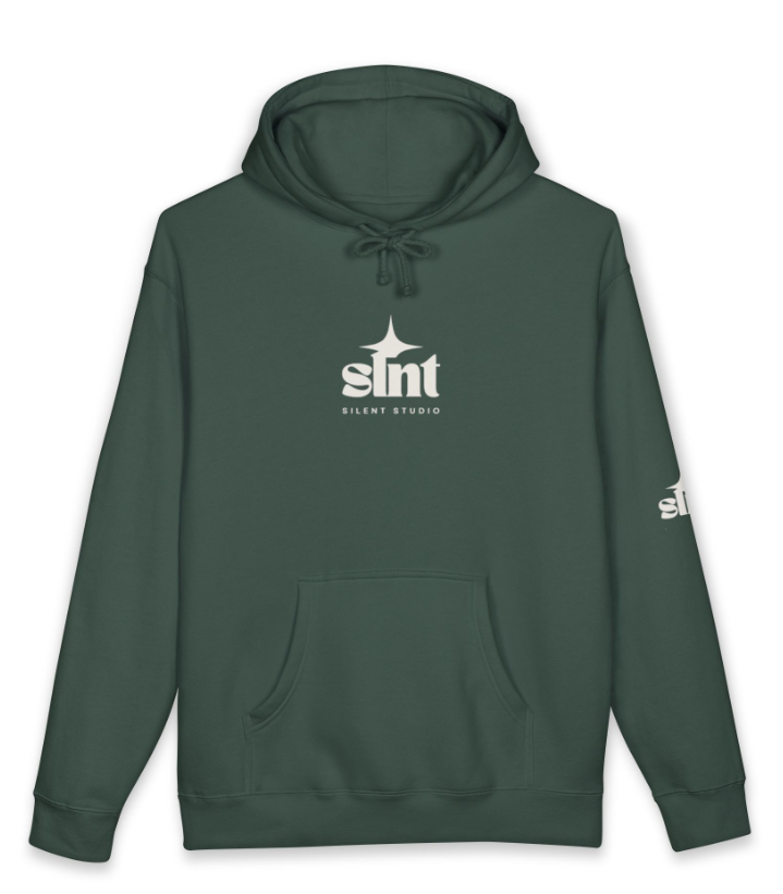 Unisex Heavyweight Hooded Sweatshirt - Alpine Green