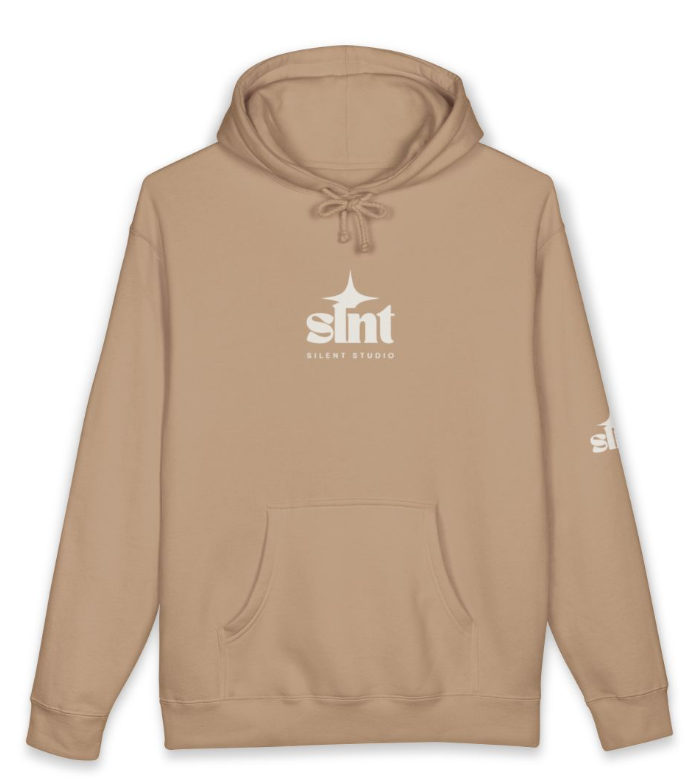Unisex Heavyweight Hooded Sweatshirt - Sandstone