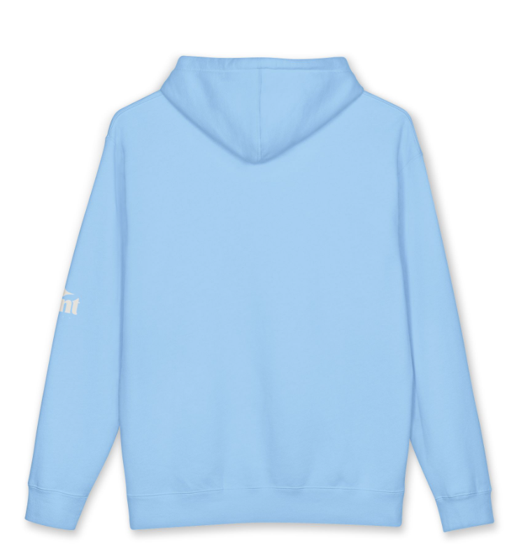 Unisex Heavyweight Hooded Sweatshirt - Aqua Blue