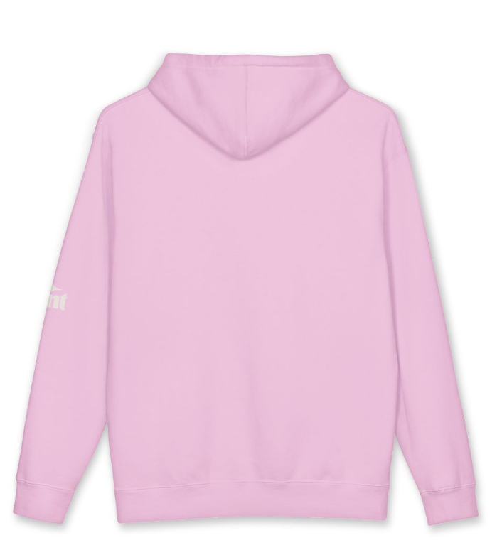 Unisex Heavyweight Hooded Sweatshirt - Flamingo Pink