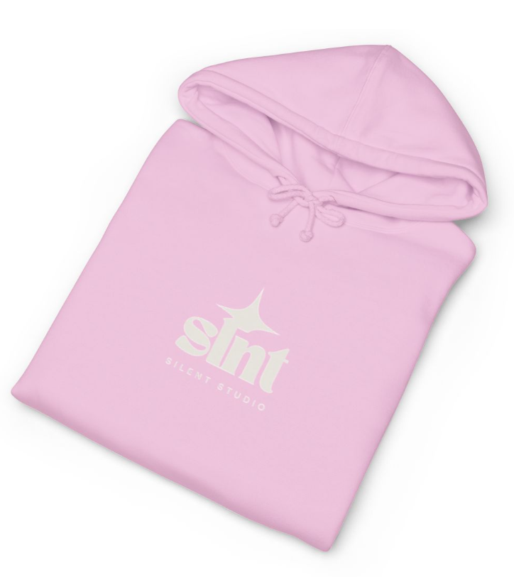 Unisex Heavyweight Hooded Sweatshirt - Flamingo Pink